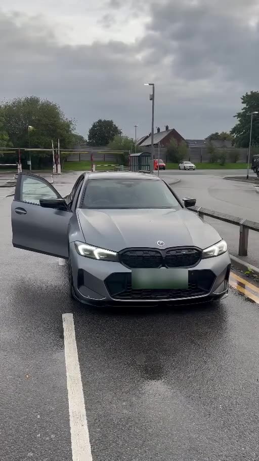 Frozen Grey BMW M340d for wedding and prom travel